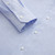 Light blue classic plain shirt "Voyageur", button-down collar