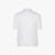 Zipped white polo shirt "Shaded Argyle"