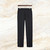 Charcoal solid trousers