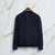 Dark navy bomber