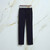 Dark navy blue “Metal Lion” trousers