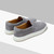 Thyme grey “Micro woven elastic” slip-on loafers