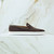Charcoal grey “Stitching Doll” loafers