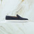 Periwinkle blue “Stitching Doll” loafers