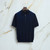 Dark navy blue “Dusk” zipped polo shirt
