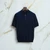 Dark navy blue “Dusk” zipped polo shirt