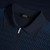Dark navy blue “Dusk” zipped polo shirt
