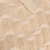 Sand beige “Matrix Vanisé” zipped polo shirt