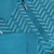 Blue teal “Bridge” zipped polo shirt