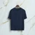 Dark navy blue “ZILLI Half & Half” t-shirt