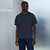 Dark navy blue “ZILLI Half & Half” t-shirt