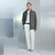 Green-grey thyme “Tismo” overshirt