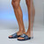 Dark navy blue “ZILLI Multi-Circles” beach slides
