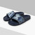 Dark navy blue “ZILLI Multi-Circles” beach slides