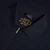 Dark navy “Lion Piquet” zipped polo shirt