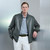 Dark sage green “Rond Intemporel” blouson jacket
