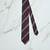 Dark mauve "English Regimental" tie, 7 cm