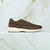 Dark brown “Rutenio Metal Match” running sneakers