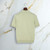 Dusty lime green “Dusk” zipped polo shirt