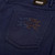 Navy blue “Two Griffon Embroidery” jeans
