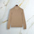 Cappuccino “Lion Piquet” zipped polo shirt