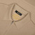 Cappuccino “Lion Piquet” zipped polo shirt