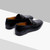 Black “Reverse Goodyear” moccasins