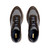 Dark Brown "Rutenio Metal Match Piping" running sneakers