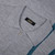 Grey “Vertical Stripes Trama” zipped polo shirt