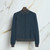 Charcoal ‘Fragment Faded’ zipped cardigan