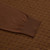 Clay ”Micro Herringbone Stitch Gold” zipped polo shirt