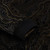 Black and gold velvet bomber, paisley printed pattern