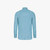 Sky-blue shirt, triple stitching
