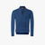 Deep-sea blue polo shirt, "Vanisé Express" jacquard weave, alligator detail