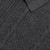 Charcoal grey zipped cardigan, "Braid Stitch" jacquard weave