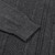 Charcoal grey zipped cardigan, "Braid Stitch" jacquard weave