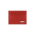 Red matt crocodile CC5 credit card holder