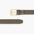 Taupe belt in deerskin, Strates buckle, width 40mm