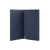 Navy grained calfskin International wallet with zipped inner section