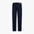 Navy cotton trousers, slim fit