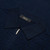 Navy blue zipped polo shirt, "Zig Zag" jacquard weave