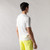 White T-shirt with "ZILLI Treble" embroidery in grey and yellow colours