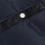 Navy-blue sleeveless padded coat, removable hood