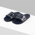 Light blue beach sandals in rubber