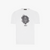 T-shirt blanc, broderie « Lion Stripes » T-shirt blanc, broderie « Lion Stripes »