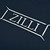 Navy blue T-shirt, "ZILLI Lettering" embroidery