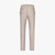 Beige trousers, elasticated waistband and drawstring