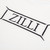 White T-shirt, "ZILLI Lettering" embroidery