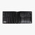 Black matt crocodile P6 billfold, credit card holder
