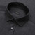 Chemise "casual" grise, signature métallique sur la manche, col surpiqué